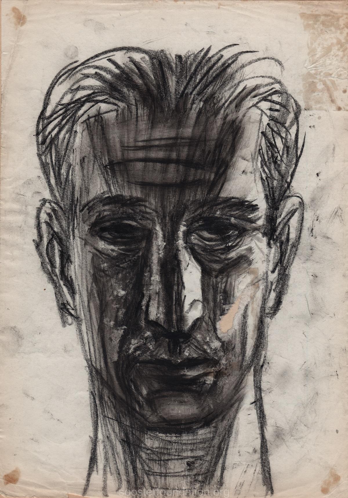 Andrei Solovy pliiatsiportree. 1953-56