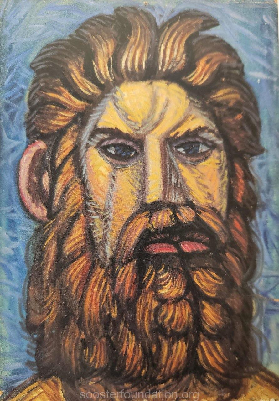 Zeus. 1958-1959 Õli, papp. 50 x 34,5