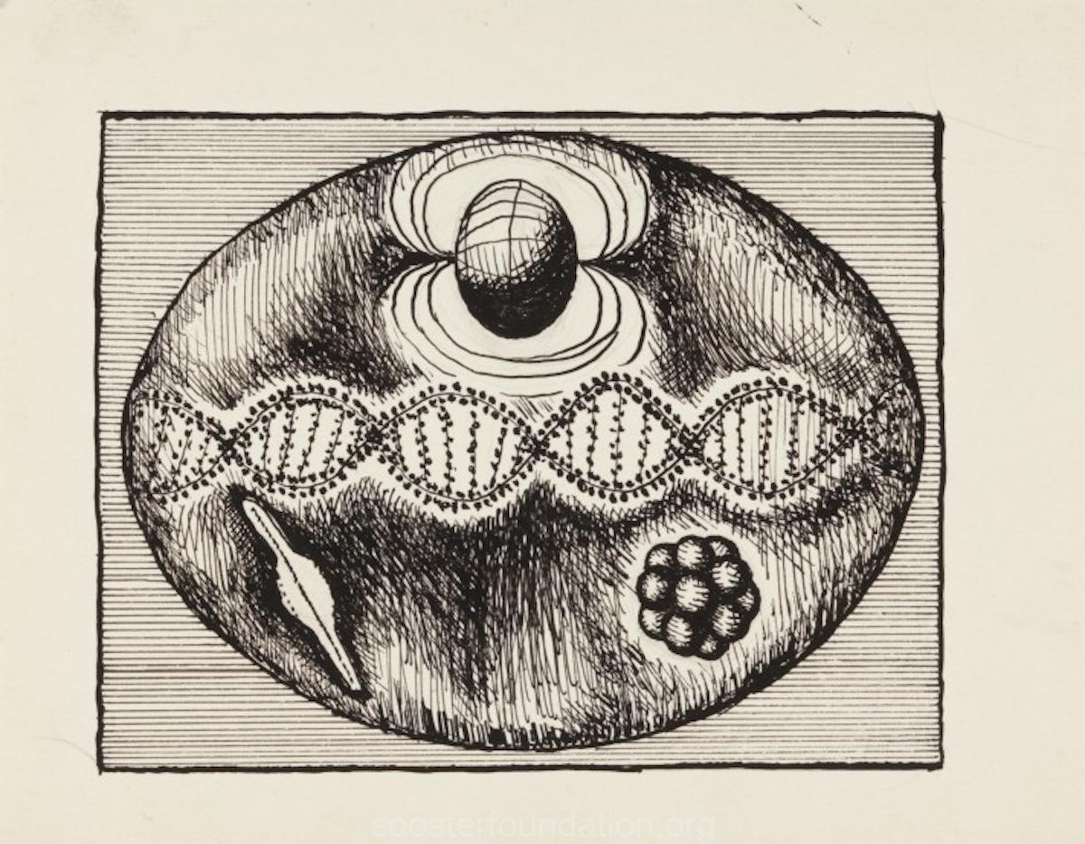 В.Тростников "Физика: близкое и далекое". 1962. Иллюстрация.