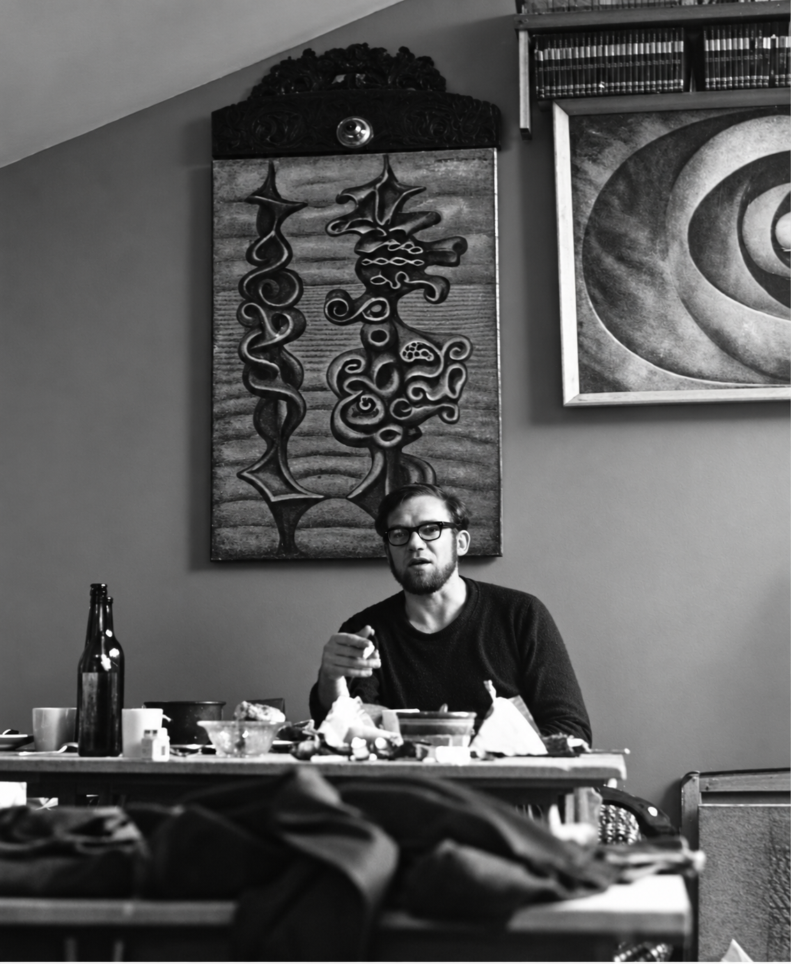 Ülo in his studio